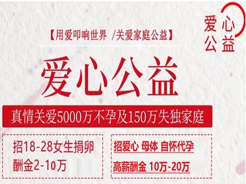 唐山市捐卵助孕生子 爱心志愿者招募